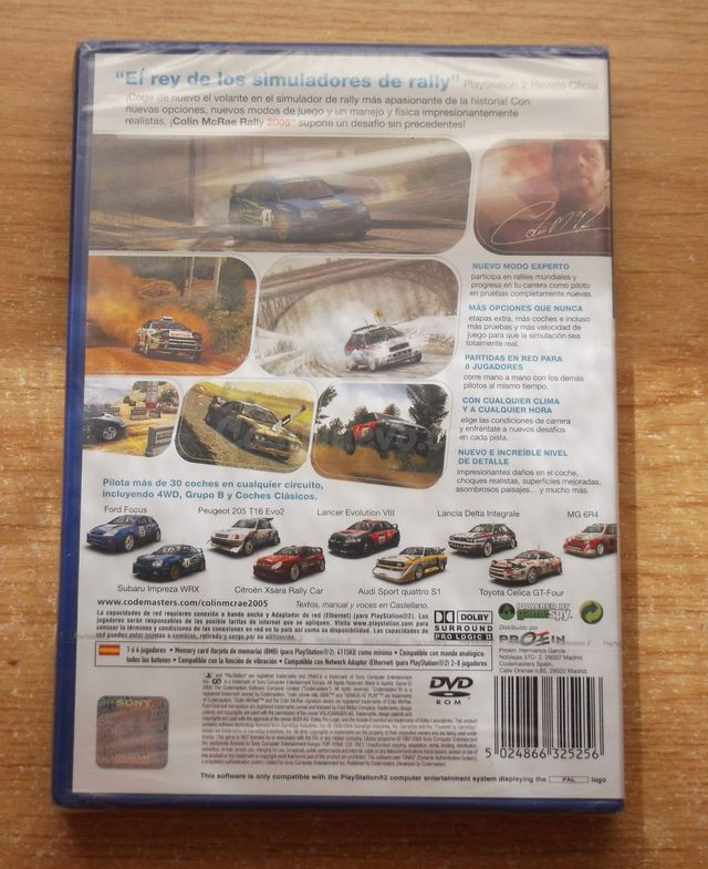 COLIN MCRAE RALLY 2005 PS2 PRECINTADO - foto 2