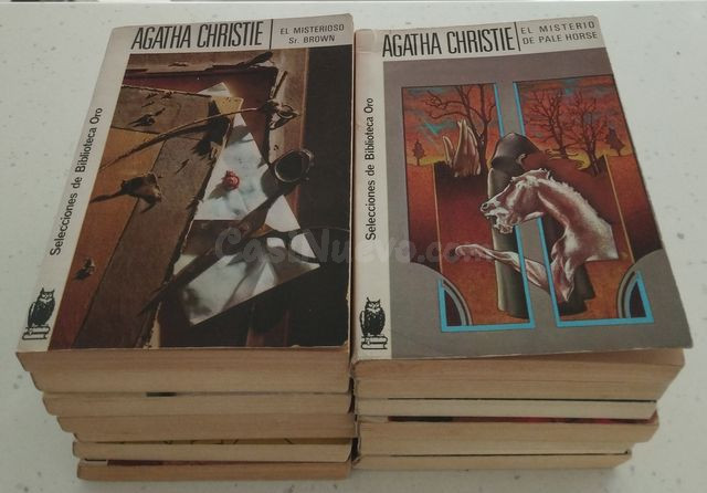 LOTE NOVELAS AGATHA CHRISTIE BIBLOTECA ORO, MOLINO