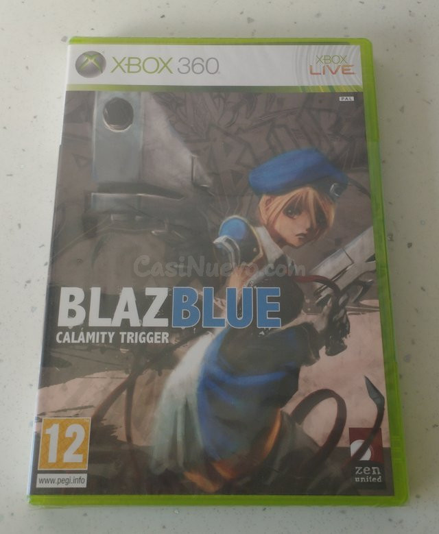 BLAZBLUE CALAMITY TRIGGER XBOX 360, PRECINTADO