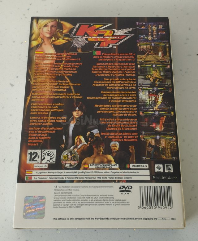 KOF KING OF FIGHTERS MAXIMUM IMPACT PS2 PRECINTADO - foto 2