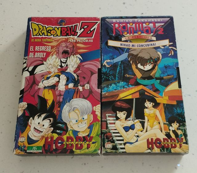 Colección Clásica de VHS de Anime en Buen Estado