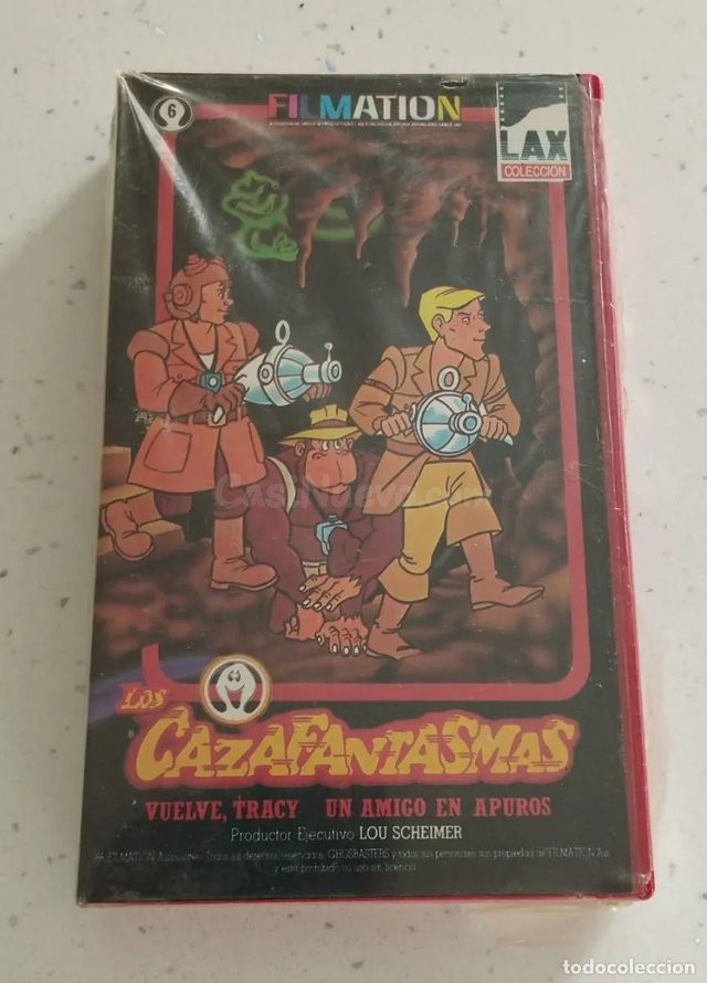VHS CAZAFANTASMAS GHOSTBUSTERS Nº6, PRECINTADA