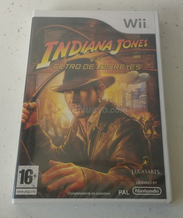 INDIANA JONES Y EL CETRO DE LOS REYES WII, NUEVO