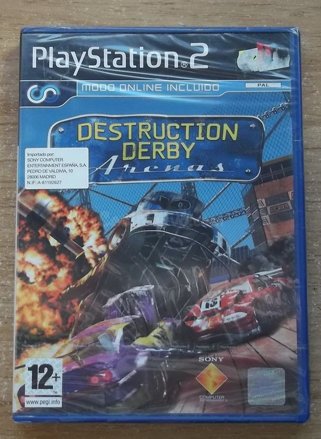 DESTRUCTION DERBY ARENAS PS2, PRECINTADO