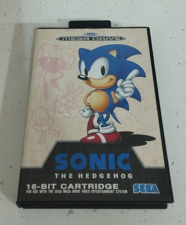 SONIC SEGA MEGADRIVE, COMPLETO