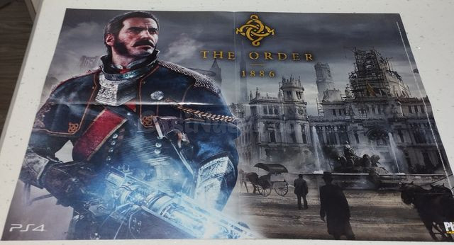 PÓSTER THE ORDER 1886 PS4 PLAYMANÍA, NUEVO