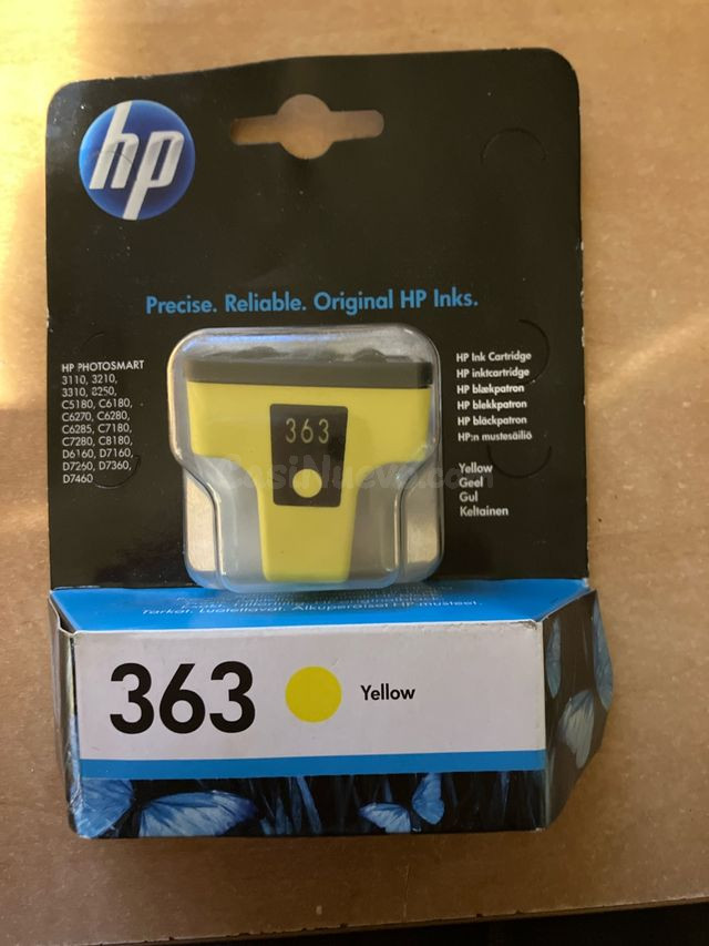 Cartucho HP 363 Amarillo Original