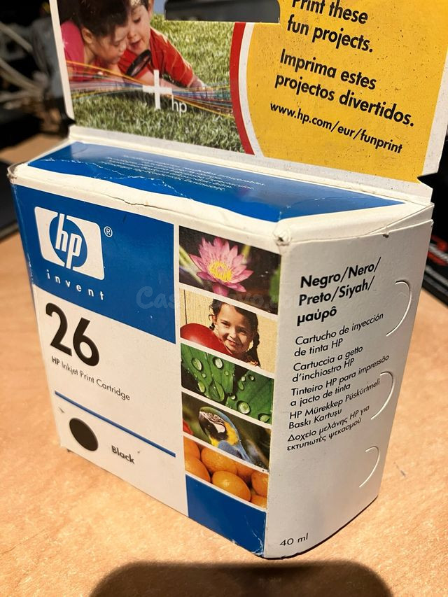 Cartucho Tinta HP 26 Negro