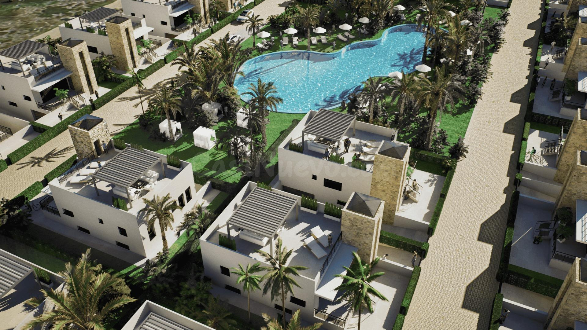 Villa de 3 dormitorios y 2 baños con piscina comunitaria y v - foto 2