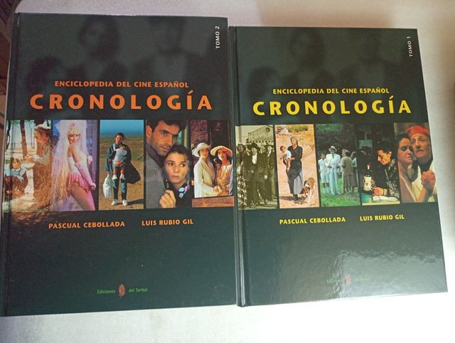 ENCICLOPEDIA CINE ESPAÑOL CRONOLOGÍA 2 TOMOS CEBOL