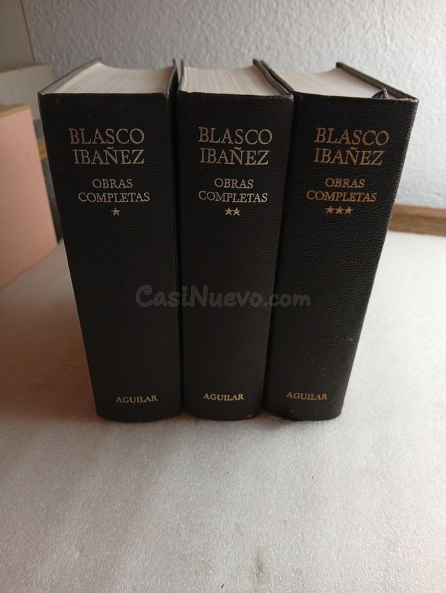 VICENTE BLASCO IBÁÑEZ - OBRAS COMPLETAS - EDITORIA