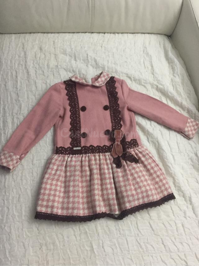 Vestido Miranda 2 años y leotardos Condor lazo