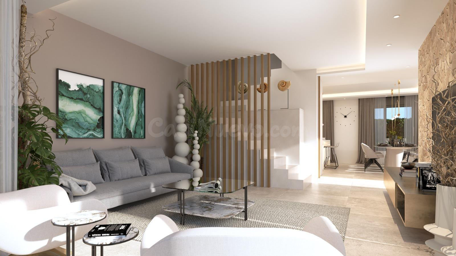 Modernas villas adosadas con piscina privada en Las Filipina - foto 3