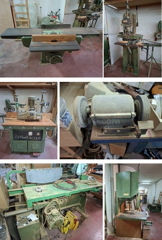 Lote maquinaria carpintería madera