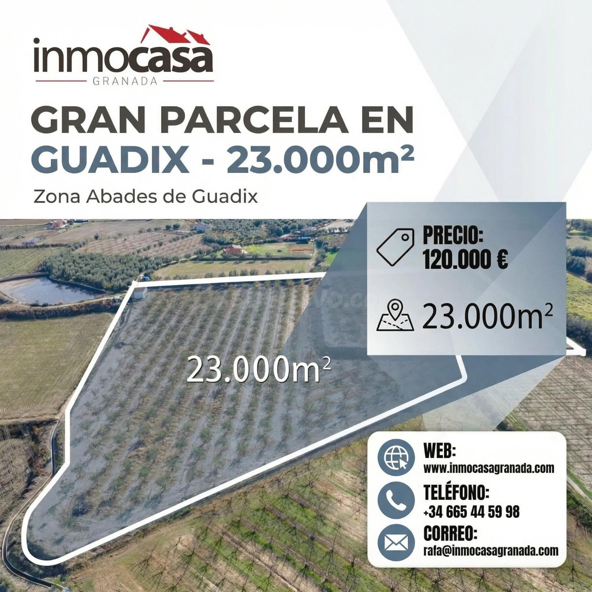 Finca rústica de almendros en Guadix – 23.285 m2