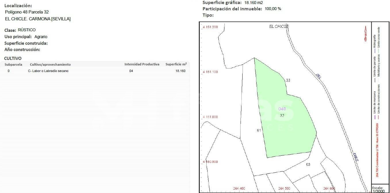 FINCA RÚSTICA EN VENTA EN CARMONA – 18.000 m2 CON POZO – CER - foto 3