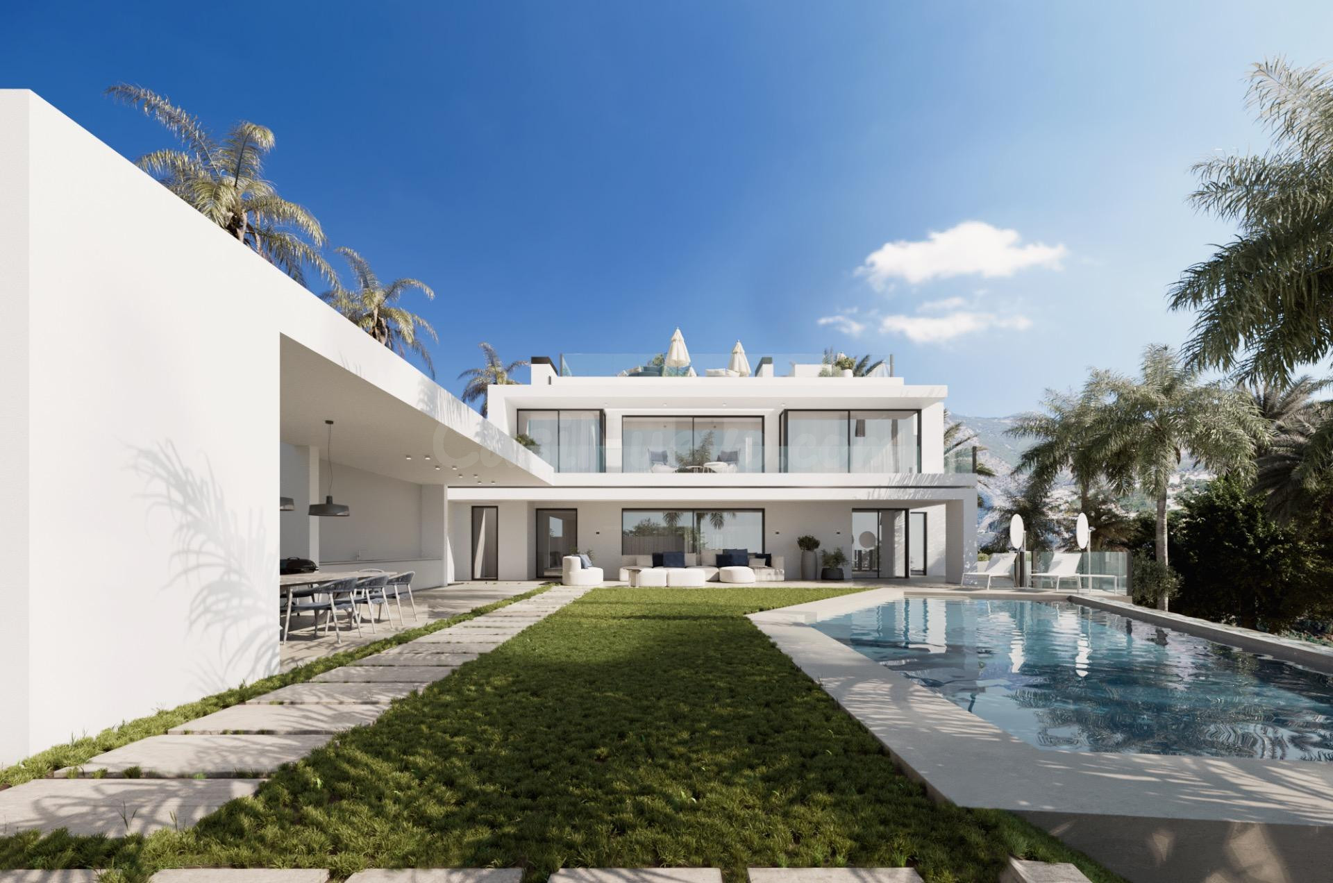 VILLA DE LUJO DE OBRA NUEVA EN MARBELLA - foto 2