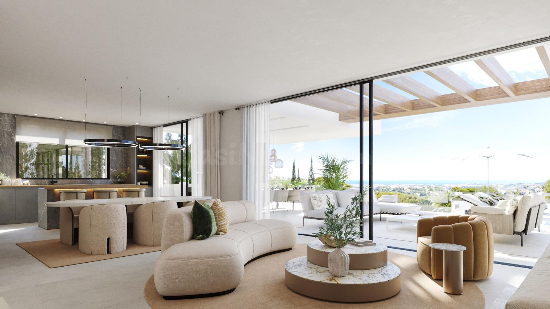 VILLAS DE LUJO EN CONSTRUCCIÓN ESTEPONA CON VISTAS AL MAR - foto 5