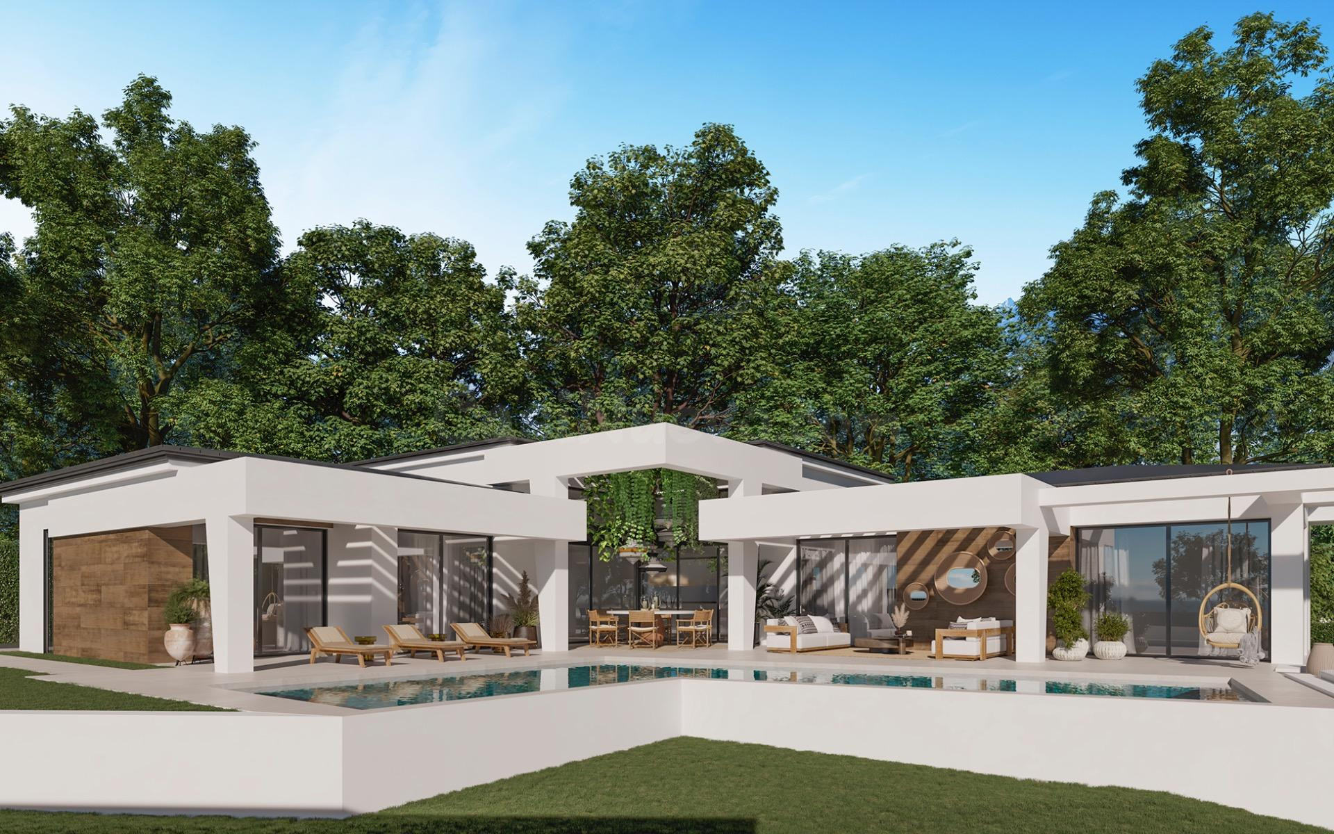 VILLA DE LUJO DE OBRA NUEVA EN NUEVA ANDALUCIA MARBELLA - foto 5