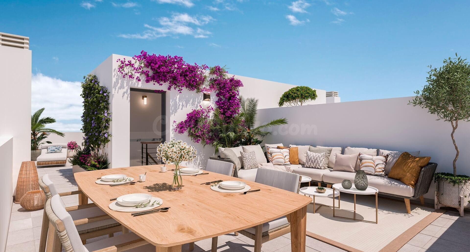 CASAS ADOSADAS EN construcción EN CHURRIANA - OBRAS COMENZAD - foto 3