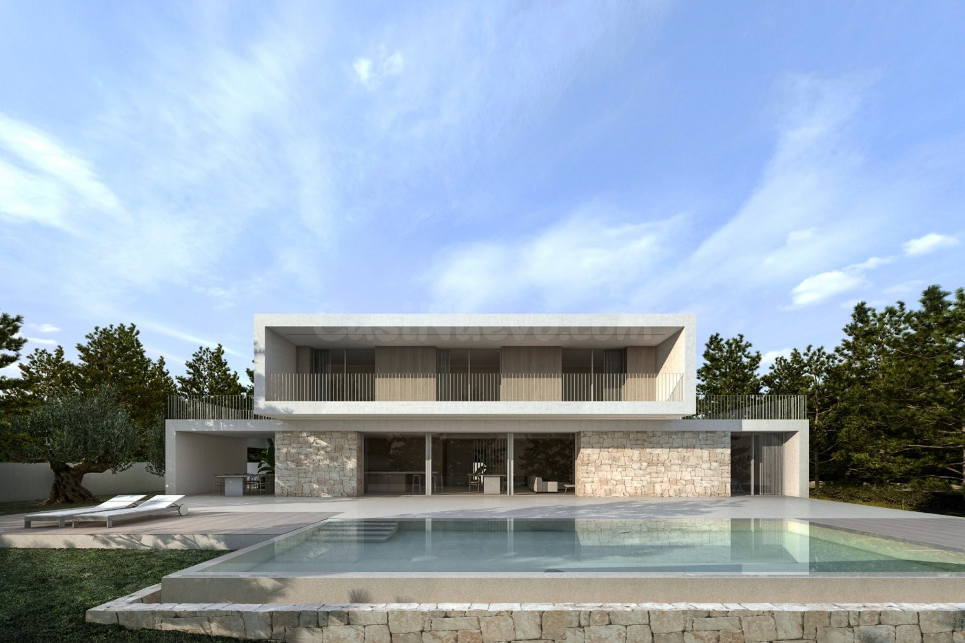 VILLA DE LUJO DE OBRA NUEVA EN CALPE - foto 2