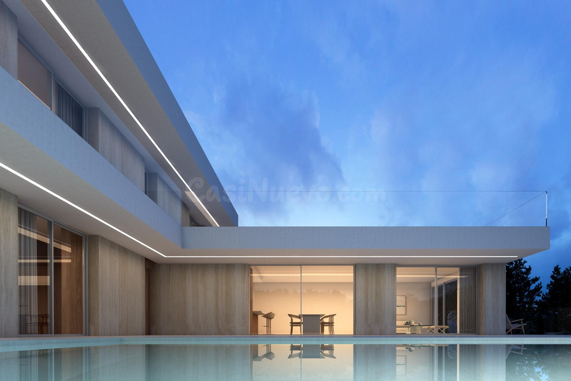 VILLA DE OBRA NUEVA CON VISTAS AL MAR EN BENISSA - foto 3