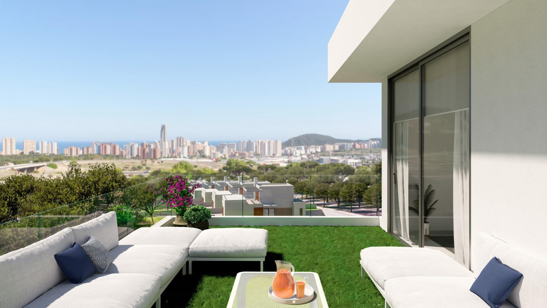 VILLAS DE OBRA NUEVA EN FINESTRAT CON VISTAS AL MAR - foto 3
