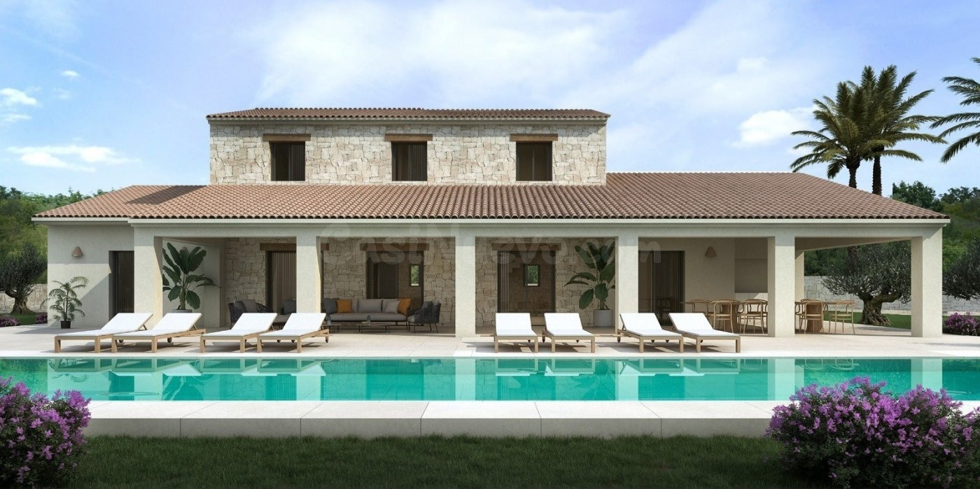 VILLA DE OBRA NUEVA EN MORAIRA CON VISTAS AL MAR - foto 2