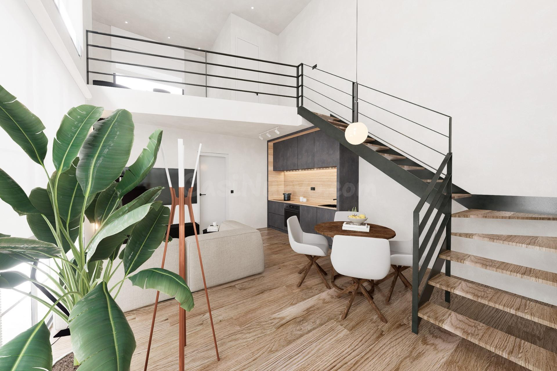 Modernos apartamentos dúplex tipo loft en el corazón de Alic - foto 4