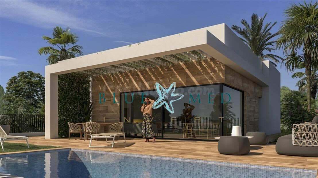 Modernas villas independientes de una sola planta