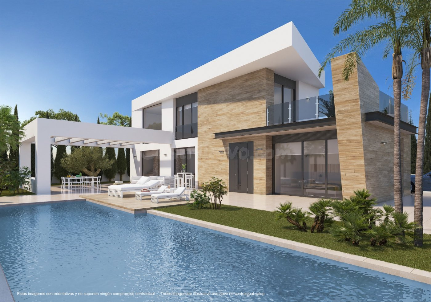 VILLAS DE OBRA NUEVA EN CIUDAD QUESADA - foto 2