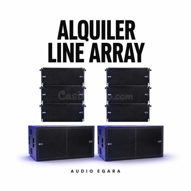 Alquiler Line Array