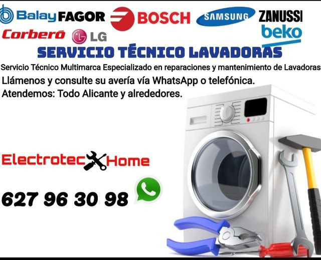 Reparaciónes de Lavadoras y Secadoras