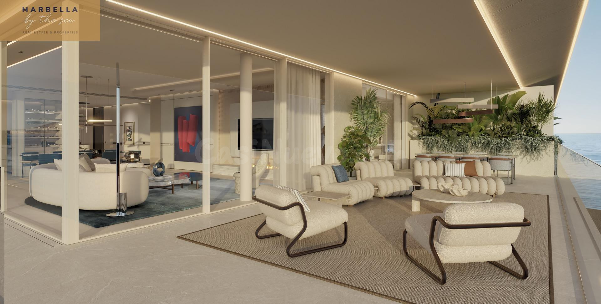 Apartamento de 3 dormitorios frontal mar Estepona - foto 5
