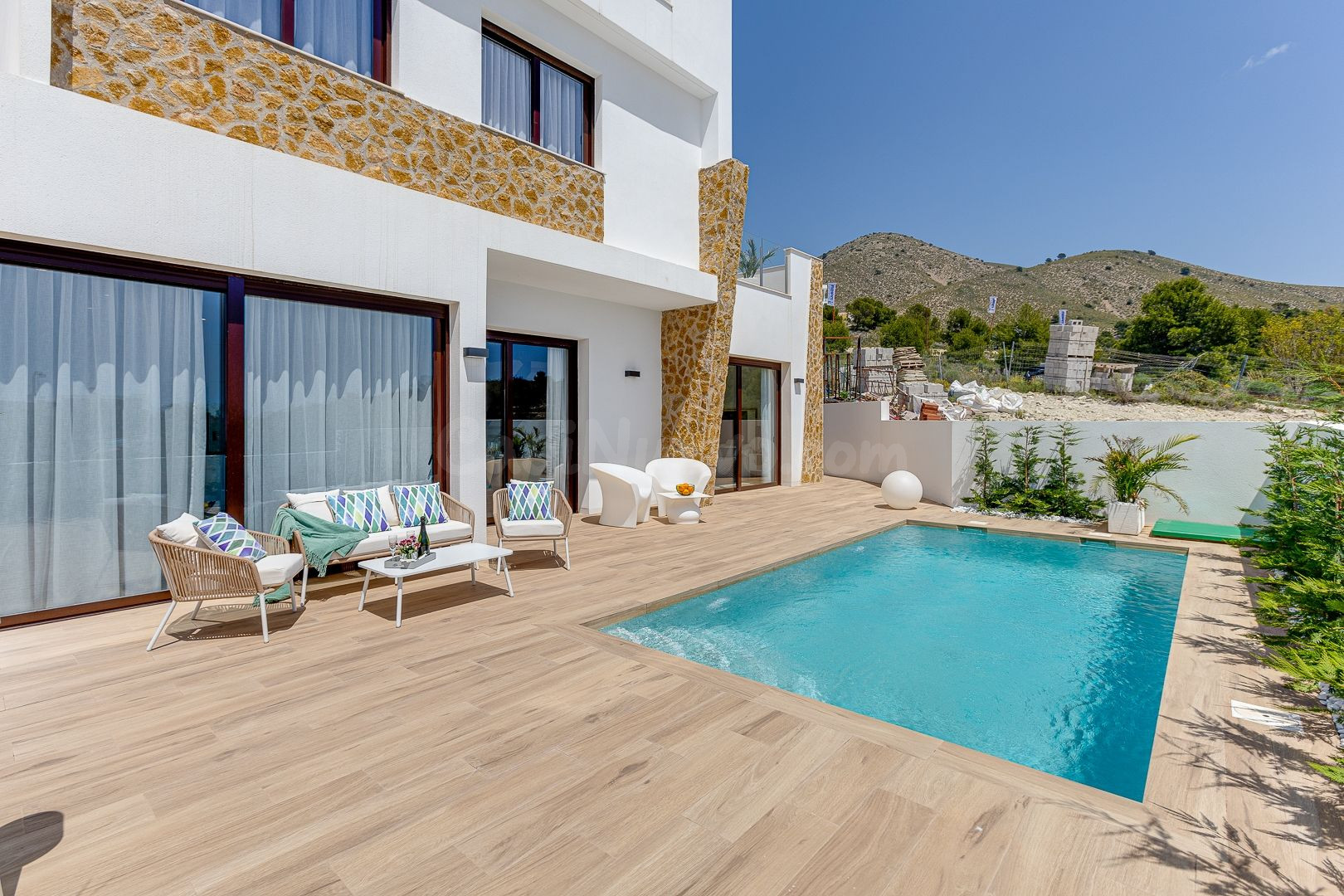 Casas en Finestrat con piscina privada y jardín - foto 3