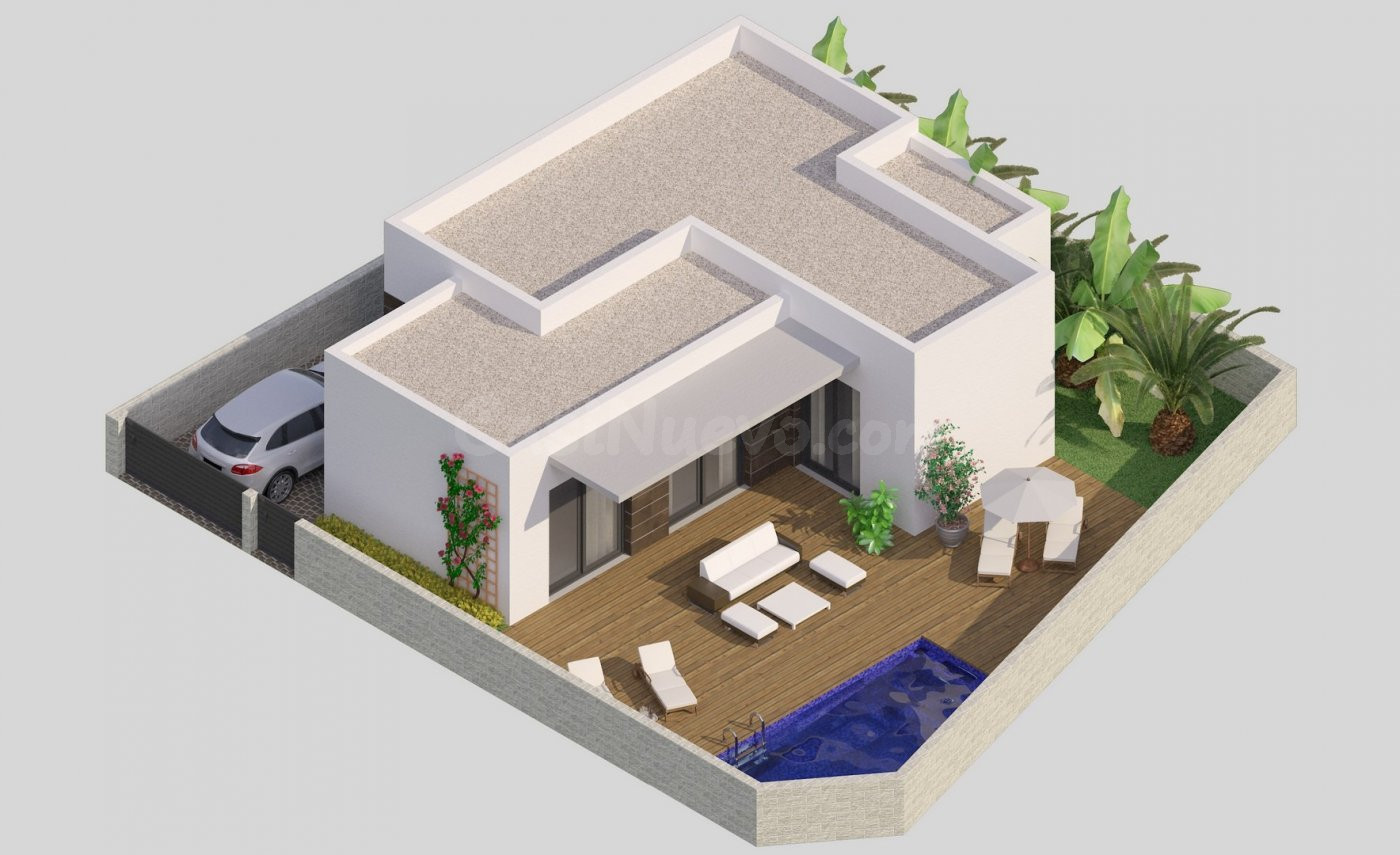 Villa moderna obra nueva en Benijófar con piscina privada - foto 2