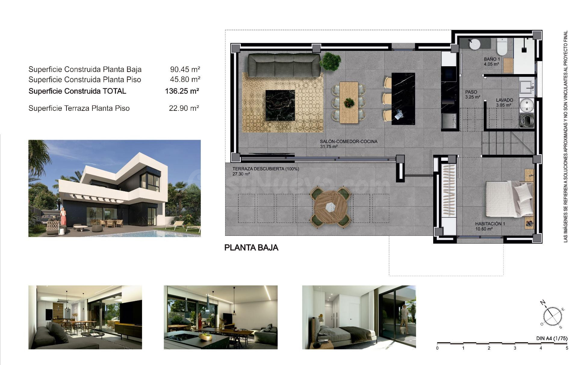 VILLAS DE OBRA NUEVA EN ROJALES - foto 5