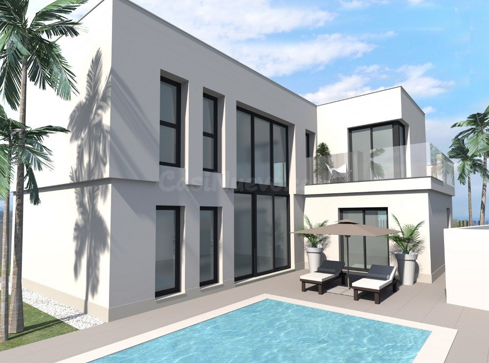 PRECIOSA VILLA DE OBRA NUEVA EN AGUAS NUEVAS, TORREVIEJA - foto 2