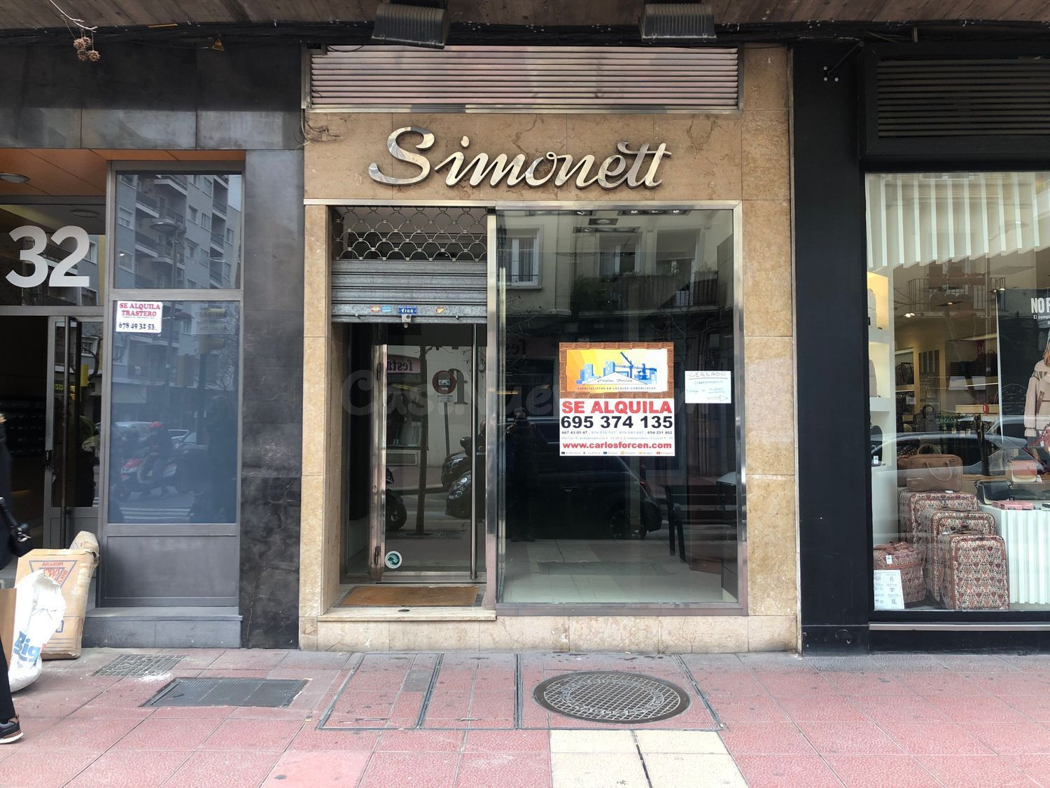Local comercial 89m² en alquiler - Paseo Sagasta - foto 3