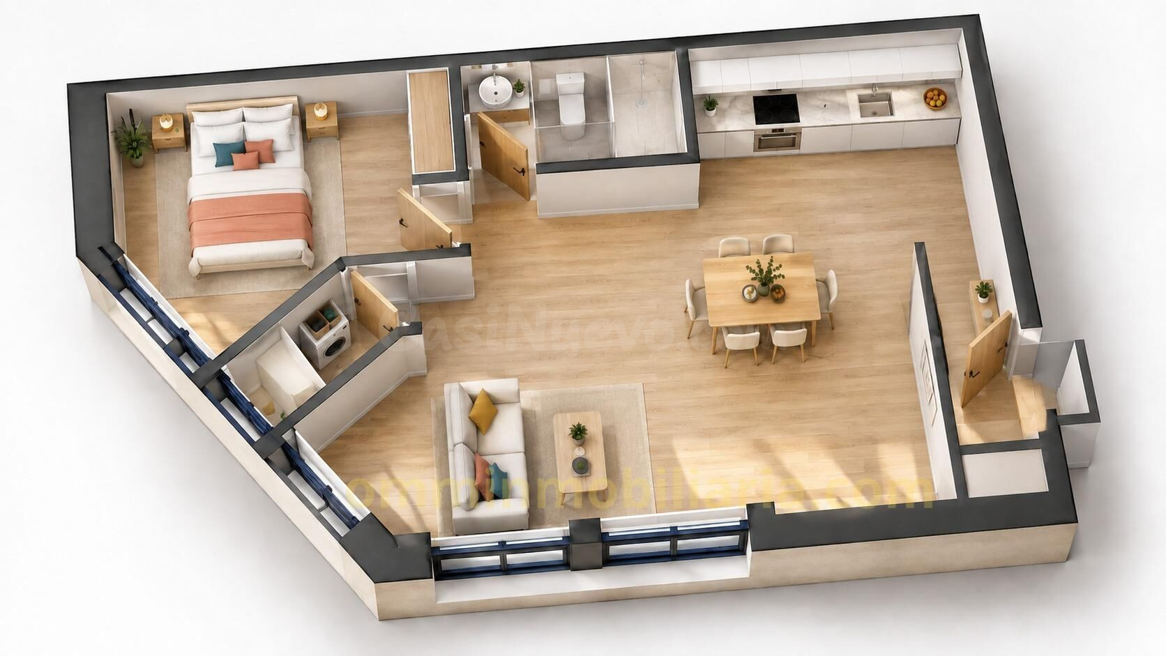 Piso 1 habitación 58m² en venta - Ariz