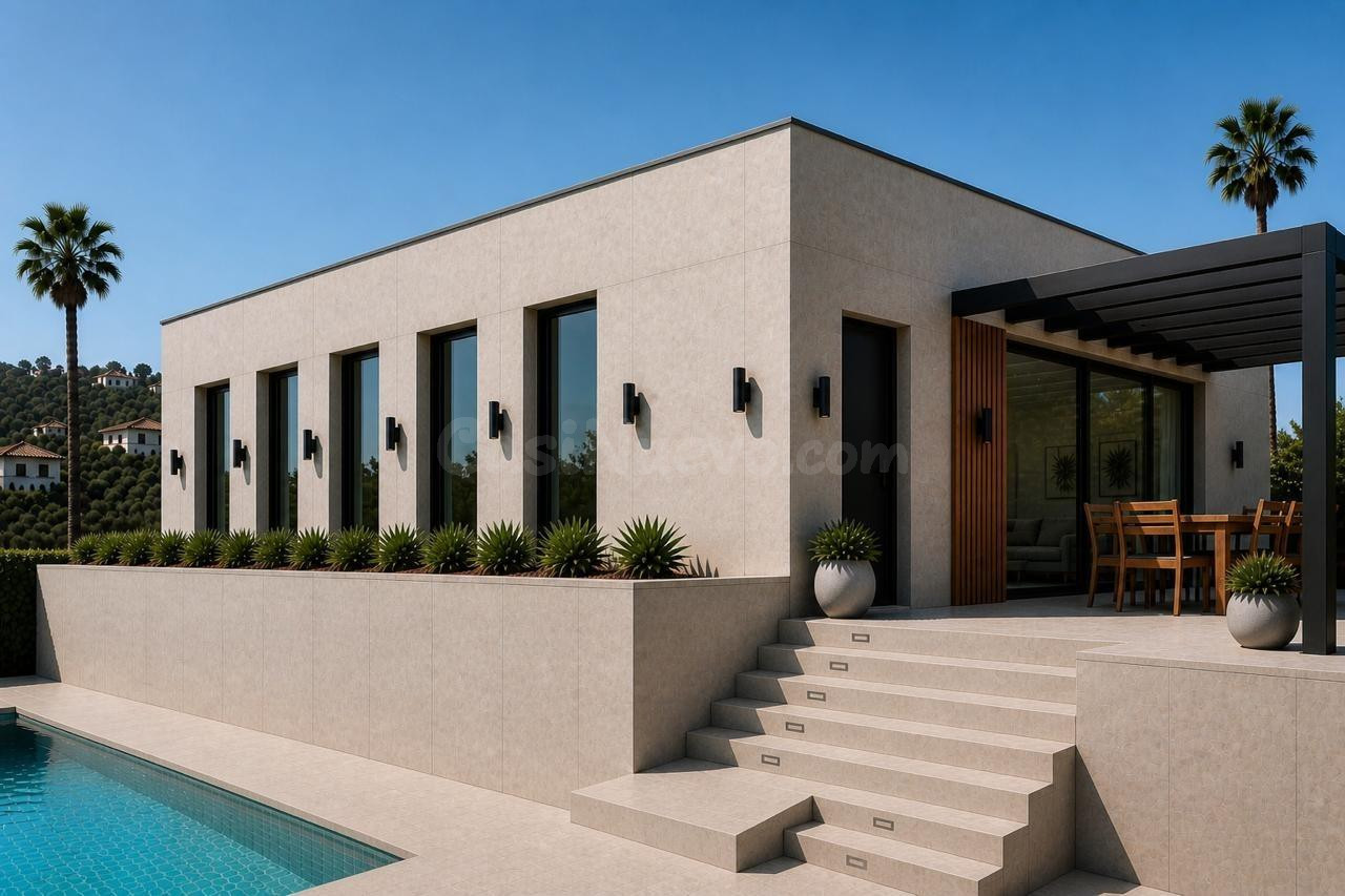 Villa de Obra Nueva con Piscina 3 Dormitorios en Ciudad Ques - foto 3