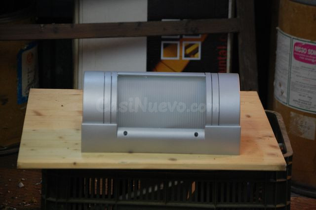 Aplique exterior Dopo Gris plata