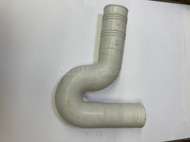 Sifón de goma abierto tubo de pvc 32mm