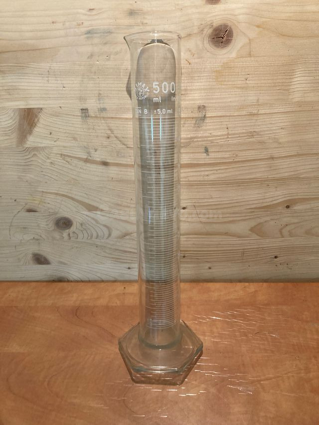 Proveta graduada 500ml Vidrio