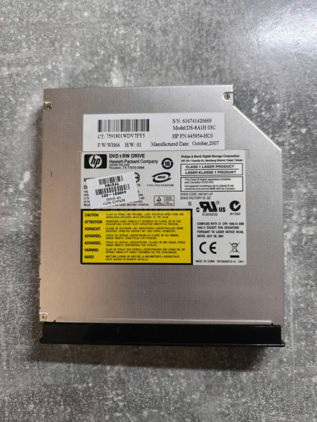 HP DS-8A1H 03C: Grabadora DVD (Leer Bien)