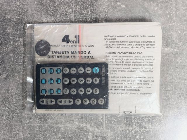 Mando Universal 4 en 1 Tarjeta Axil - foto 3