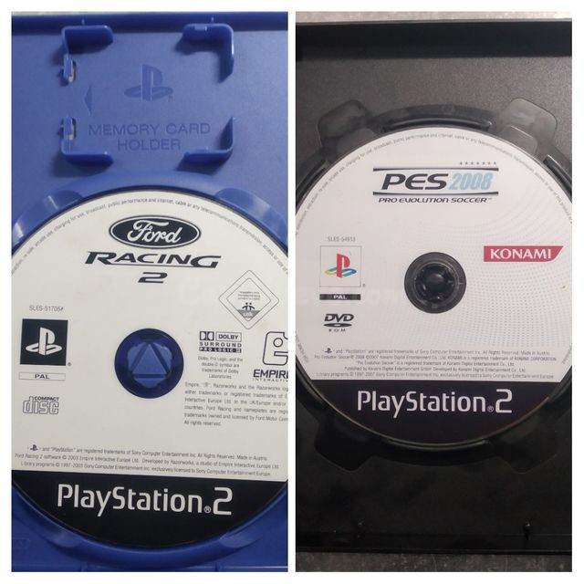 Pack 2 Juegos ps2 Ford Racing 2 y PES 2008