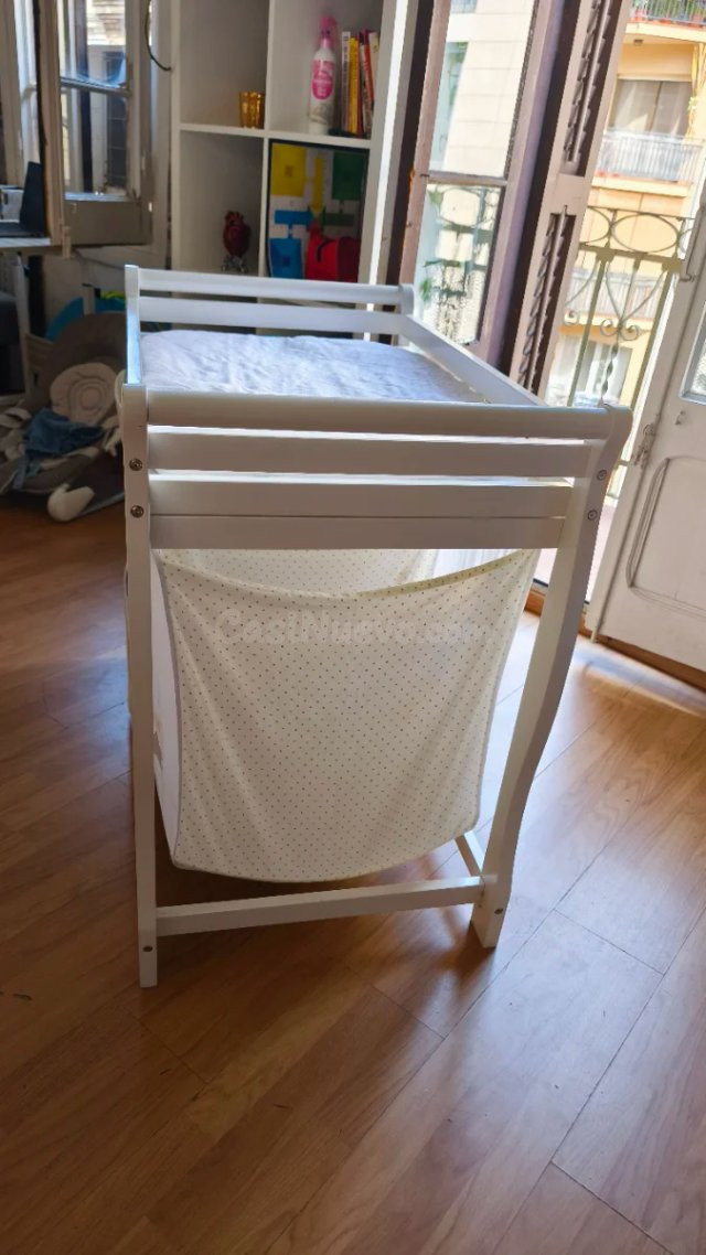Cambiador bebé con cesta y organizador - foto 2