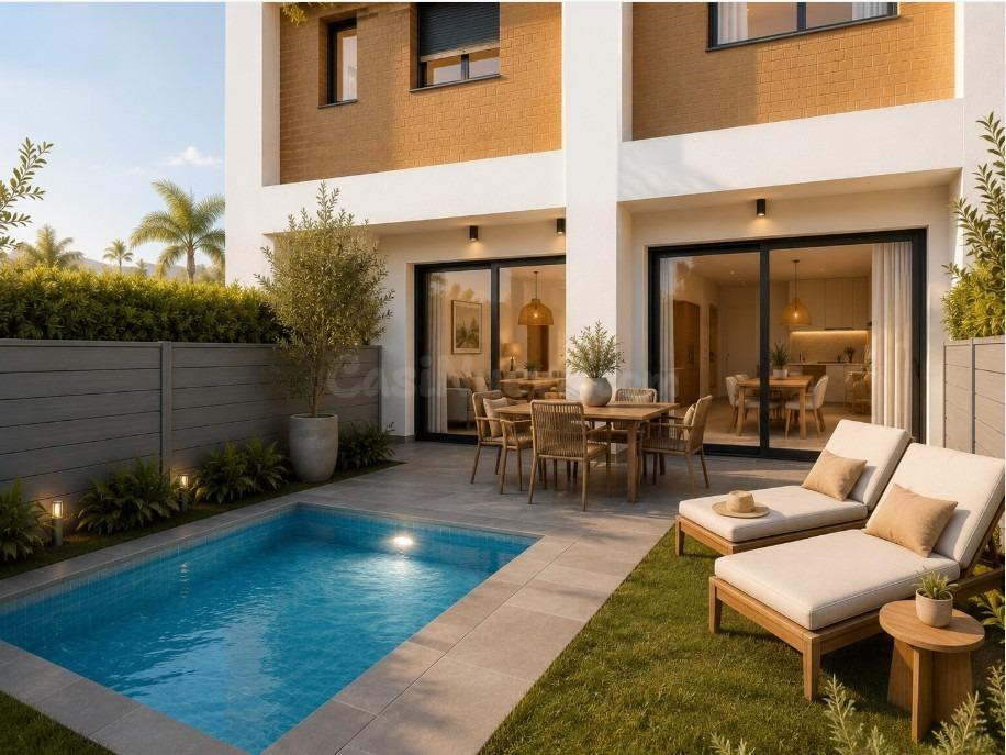 3 VIVIENDAS ADOSADAS CON PISCINA - foto 5