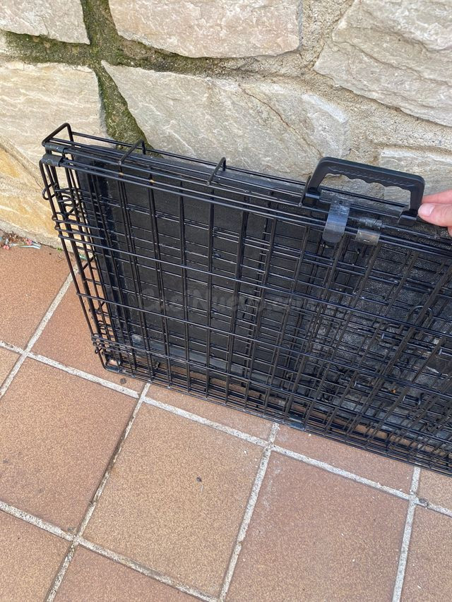 Jaula plegable para perro con asa, fácil transporte – Malgrat de Mar - foto 2